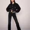 Stövelskurna jeans med låg midja Stövelskurna jeans med låg midja