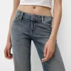 Stövelskurna jeans med låg midja Stövelskurna jeans med låg midja