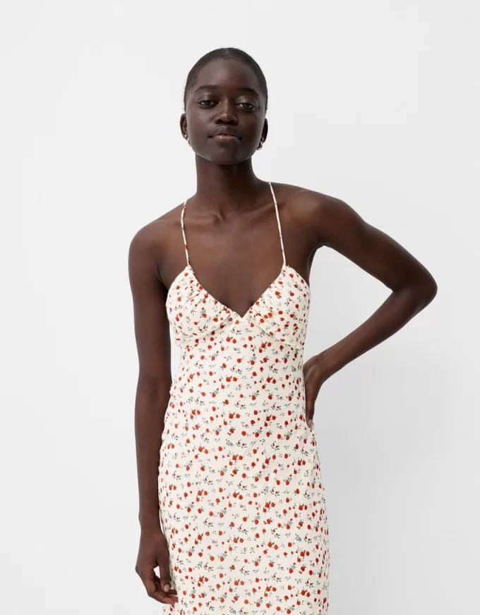 Strappy crepe maxiklänning Strappy crepe maxiklänning