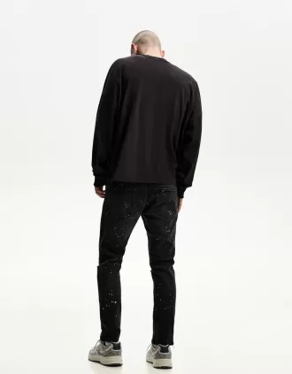 Super smala slitna jeans