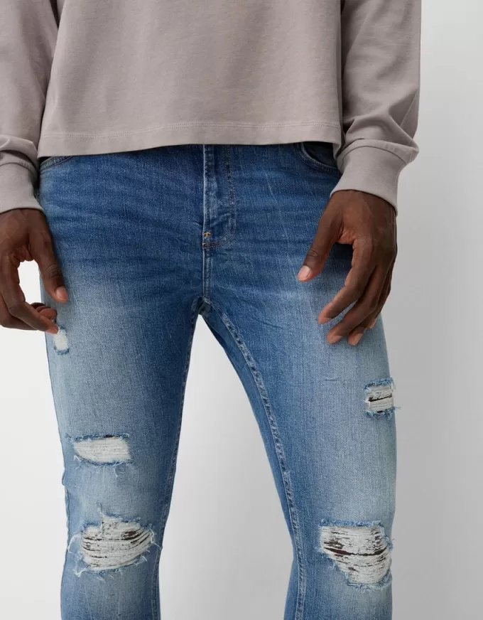 Super smala slitna jeans Super smala slitna jeans