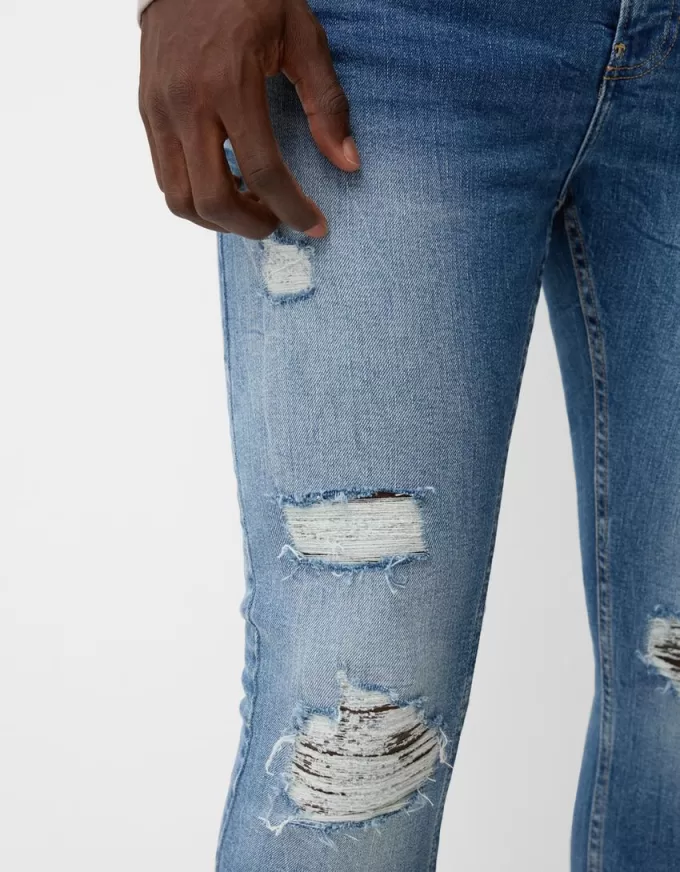 Super smala slitna jeans Super smala slitna jeans