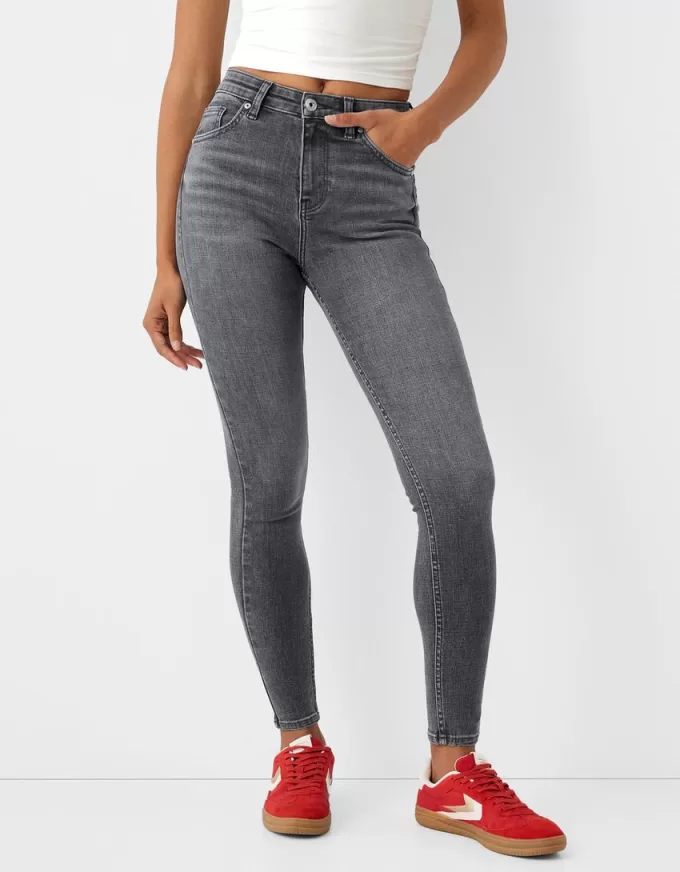 Superhöga skinny-jeans