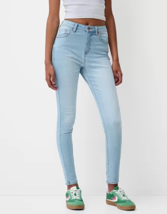Superhöga skinny-jeans