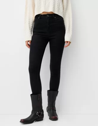 Superhöga skinny-jeans