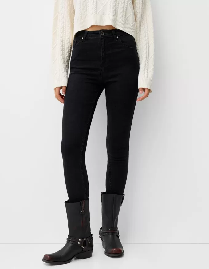 Superhöga skinny-jeans Superhöga skinny-jeans