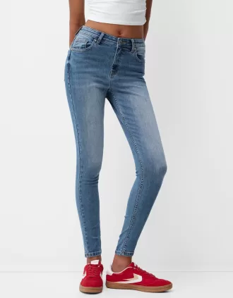 Superhöga skinny-jeans