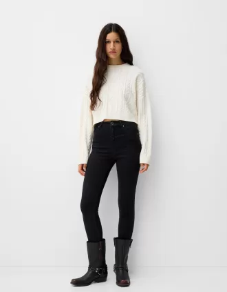 Superhöga skinny-jeans