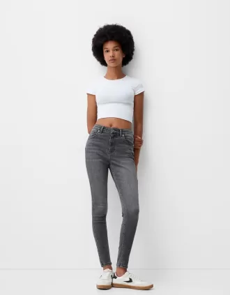 Superhöga skinny-jeans