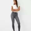 Superhöga skinny-jeans