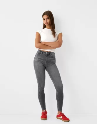 Superhöga skinny-jeans