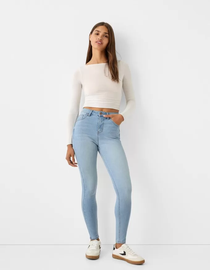 Superhöga skinny-jeans Superhöga skinny-jeans