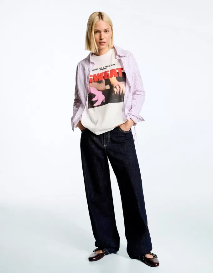 Sweat Charli xcx & Troye Sivan kortärmad T-shirt Sweat Charli xcx & Troye Sivan kortärmad T-shirt