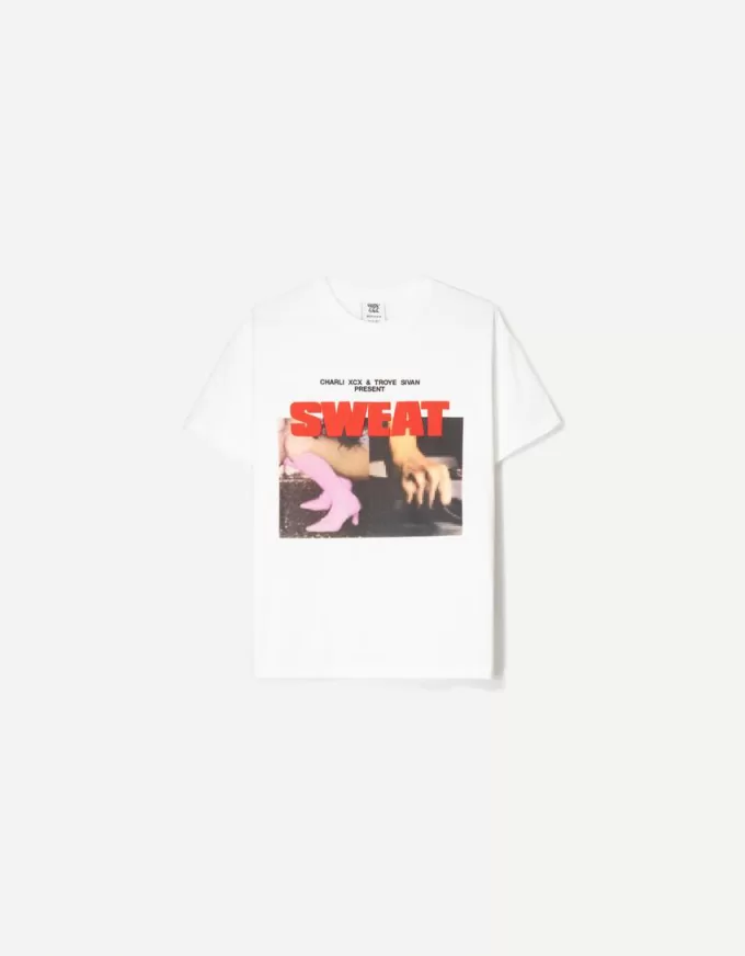 Sweat Charli xcx & Troye Sivan kortärmad T-shirt Sweat Charli xcx & Troye Sivan kortärmad T-shirt
