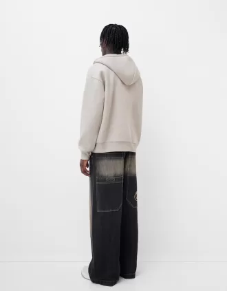 Sweatshirt med dragkedja