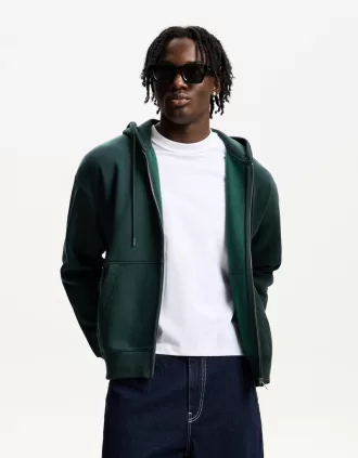 Sweatshirt med dragkedja