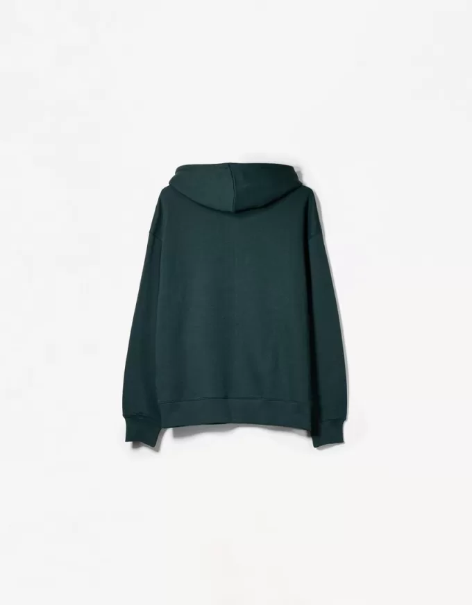 Sweatshirt med dragkedja
