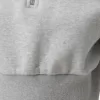 Sweatshirt med dragkedja med broderi Sweatshirt med dragkedja med broderi