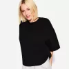 T-shirt med kort ärm och kortärmad passform i kraftig bomull T-shirt med kort ärm och kortärmad passform i kraftig bomull