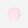 T-shirt med kort ärm och kortärmad passform i kraftig bomull T-shirt med kort ärm och kortärmad passform i kraftig bomull