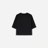 T-shirt med kort ärm och kortärmad passform i kraftig bomull T-shirt med kort ärm och kortärmad passform i kraftig bomull