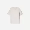 Texturerad kortärmad T-shirt