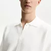 Texturerad kortärmad skjorta