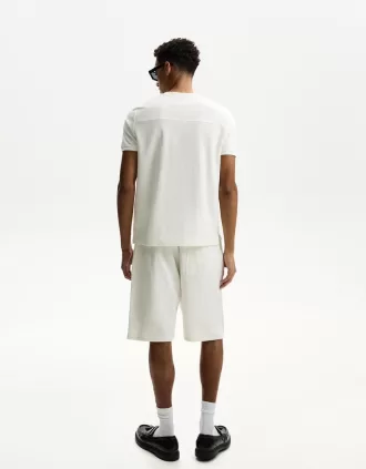 Texturerade bermudashorts