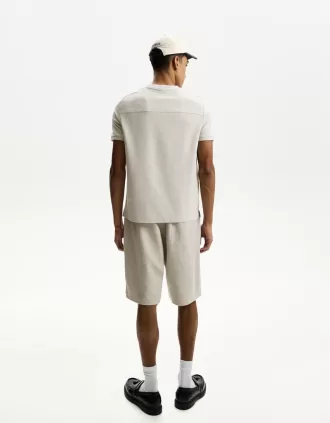 Texturerade bermudashorts