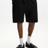 Texturerade bermudashorts