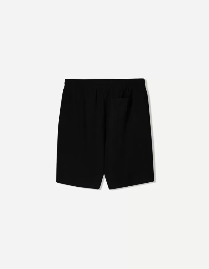 Texturerade bermudashorts