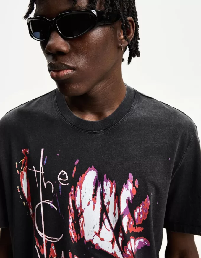 The Cure tryckt T-shirt The Cure tryckt T-shirt