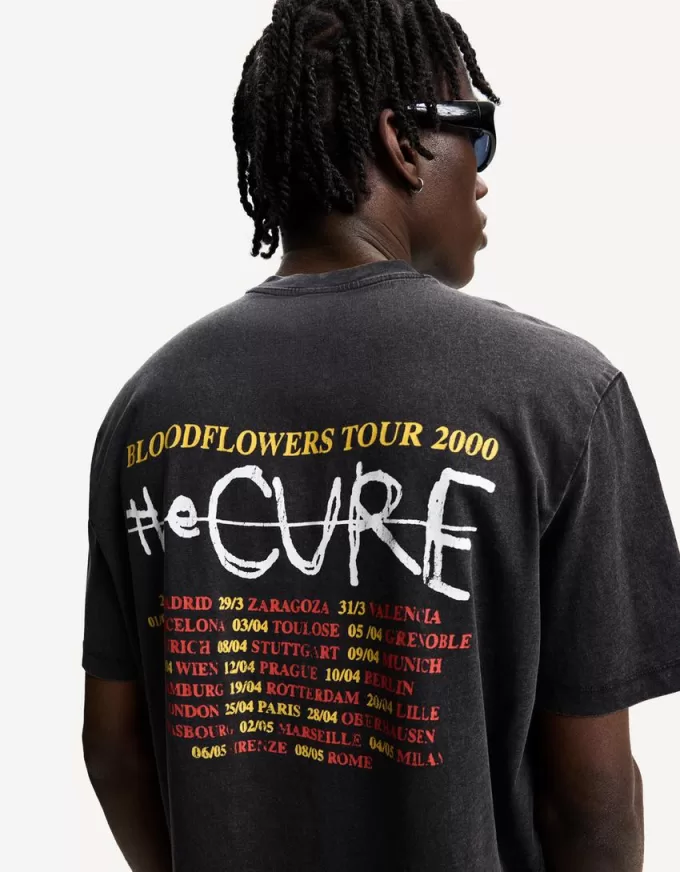 The Cure tryckt T-shirt The Cure tryckt T-shirt