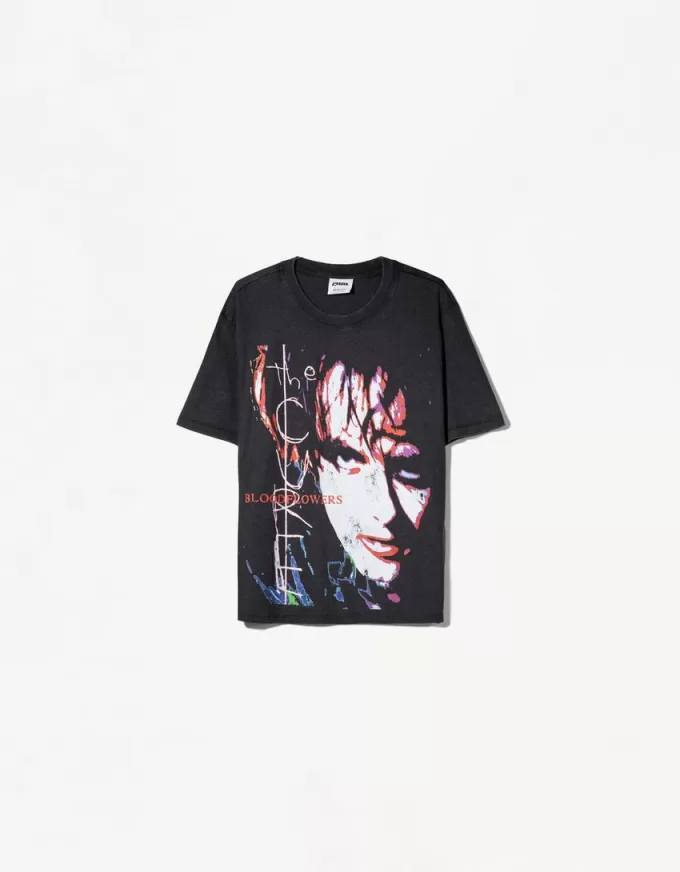 The Cure tryckt T-shirt The Cure tryckt T-shirt