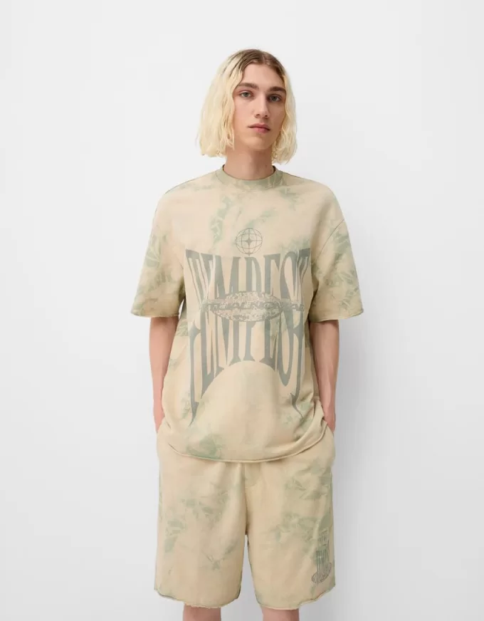 Tie-dye baggy bermudashorts Tie-dye baggy bermudashorts