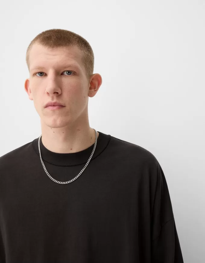 Tjock långärmad T-shirt