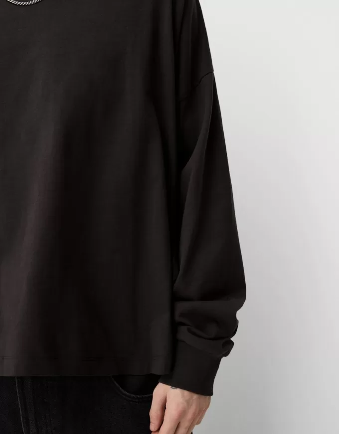 Tjock långärmad T-shirt
