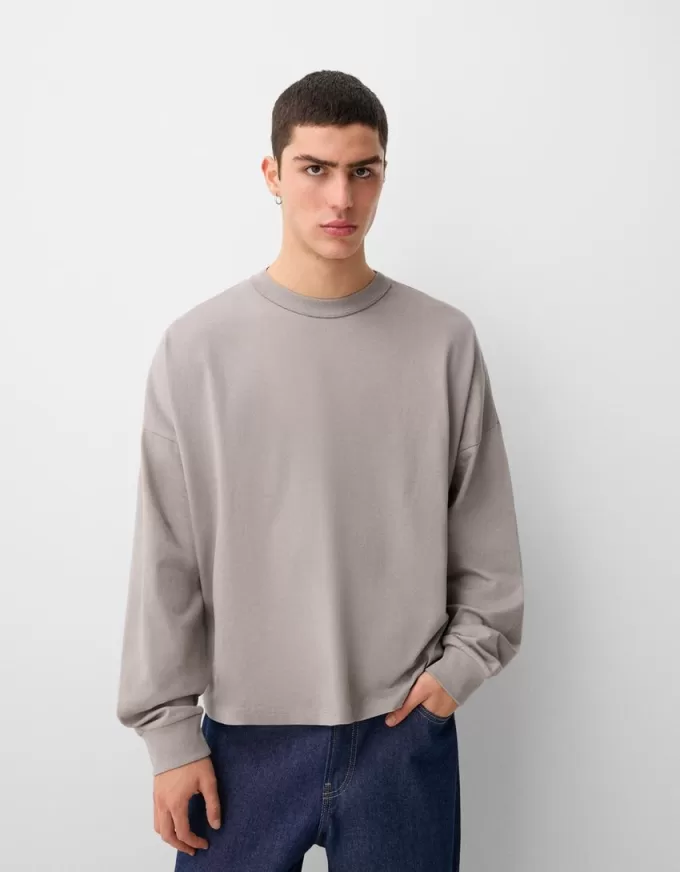 Tjock långärmad T-shirt Tjock långärmad T-shirt