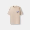 Tryckt boxy-fit kortärmad T-shirt Tryckt boxy-fit kortärmad T-shirt