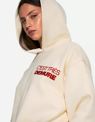 Tryckt hoodie