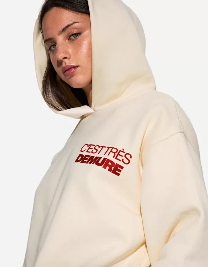 Tryckt hoodie