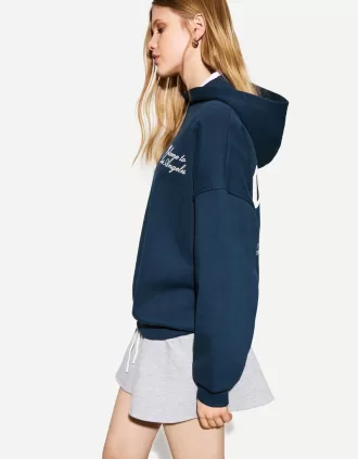 Tryckt hoodie