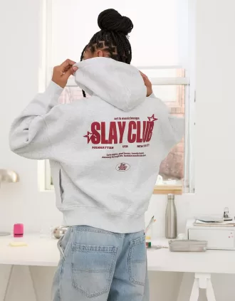 Tryckt hoodie