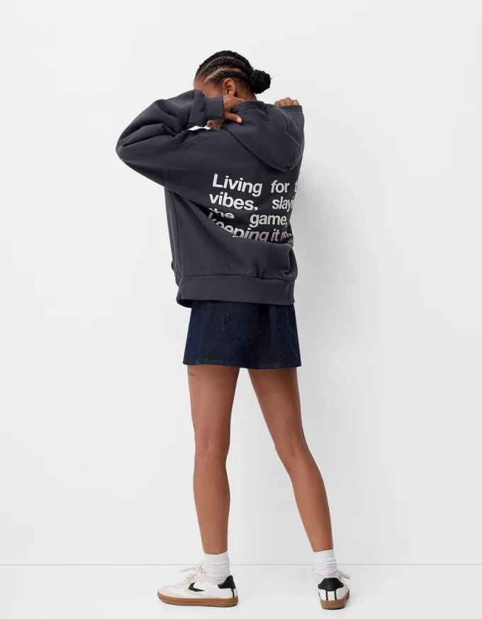 Tryckt hoodie Tryckt hoodie