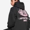 Tryckt hoodie