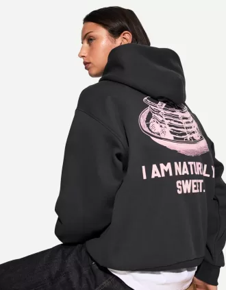 Tryckt hoodie