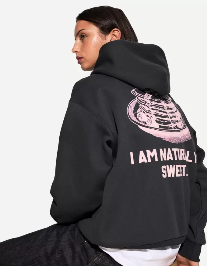 Tryckt hoodie