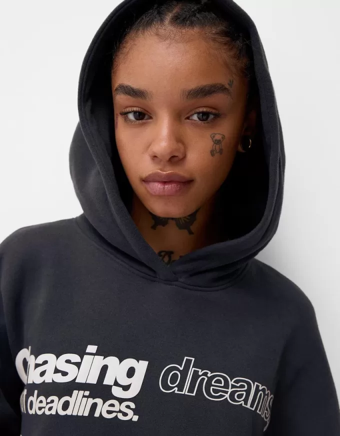 Tryckt hoodie Tryckt hoodie