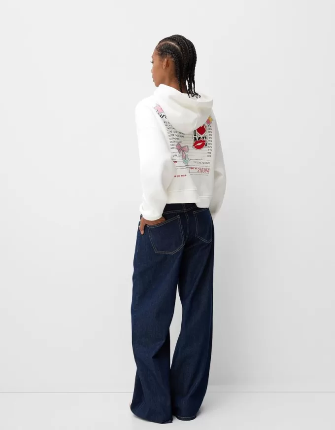 Tryckt hoodie Tryckt hoodie