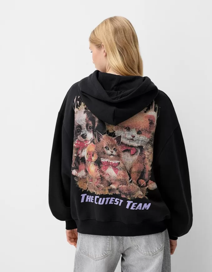 Tryckt hoodie Tryckt hoodie
